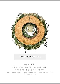 Amazon.co.jp: ［ 2025年 mamawreath C クリスマスリース M